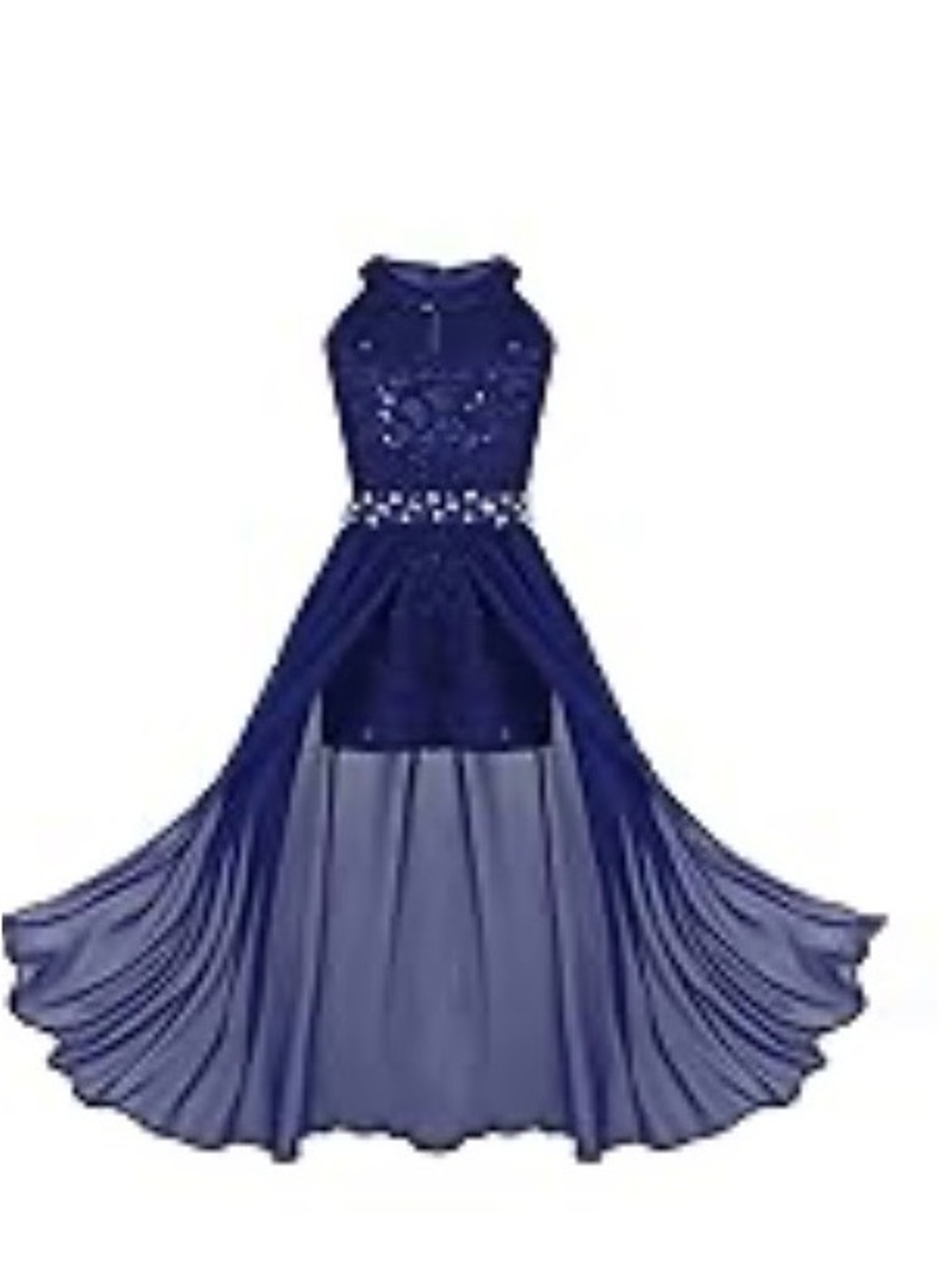 IEFiEL Juniors 6 chiffon beaded romper style party bridesmaid dress

Royal B